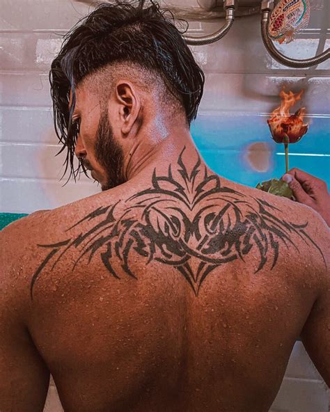 upper back tattoos for men